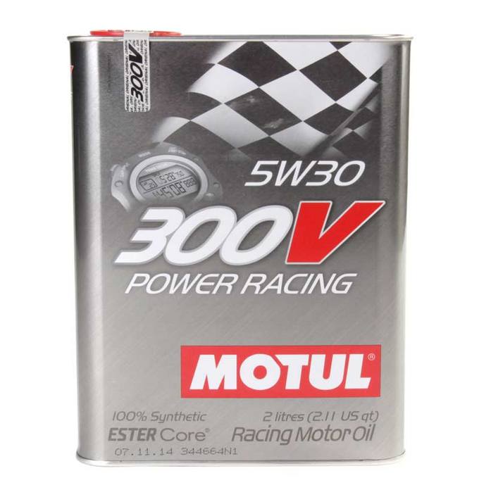 Engine Oil (5w30) (2 Liter) (Power Racing 300V) - Motul 104241